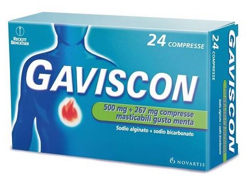 GAVISCON*24CPR MENTA 500+267MG - Magnumfarma.it