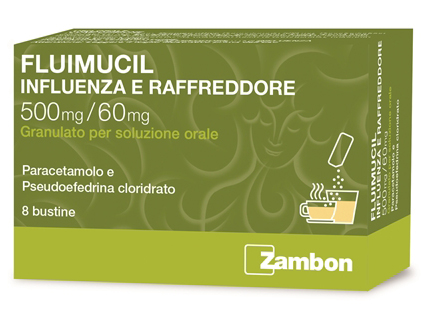 FLUIMUCIL INFLUENZA RAFFREDDORE 8 BUSTINE - Magnumfarma.it