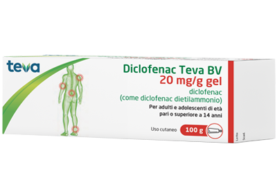 DICLOFENAC TEVA*GEL100G 20MG/G - Magnumfarma.it