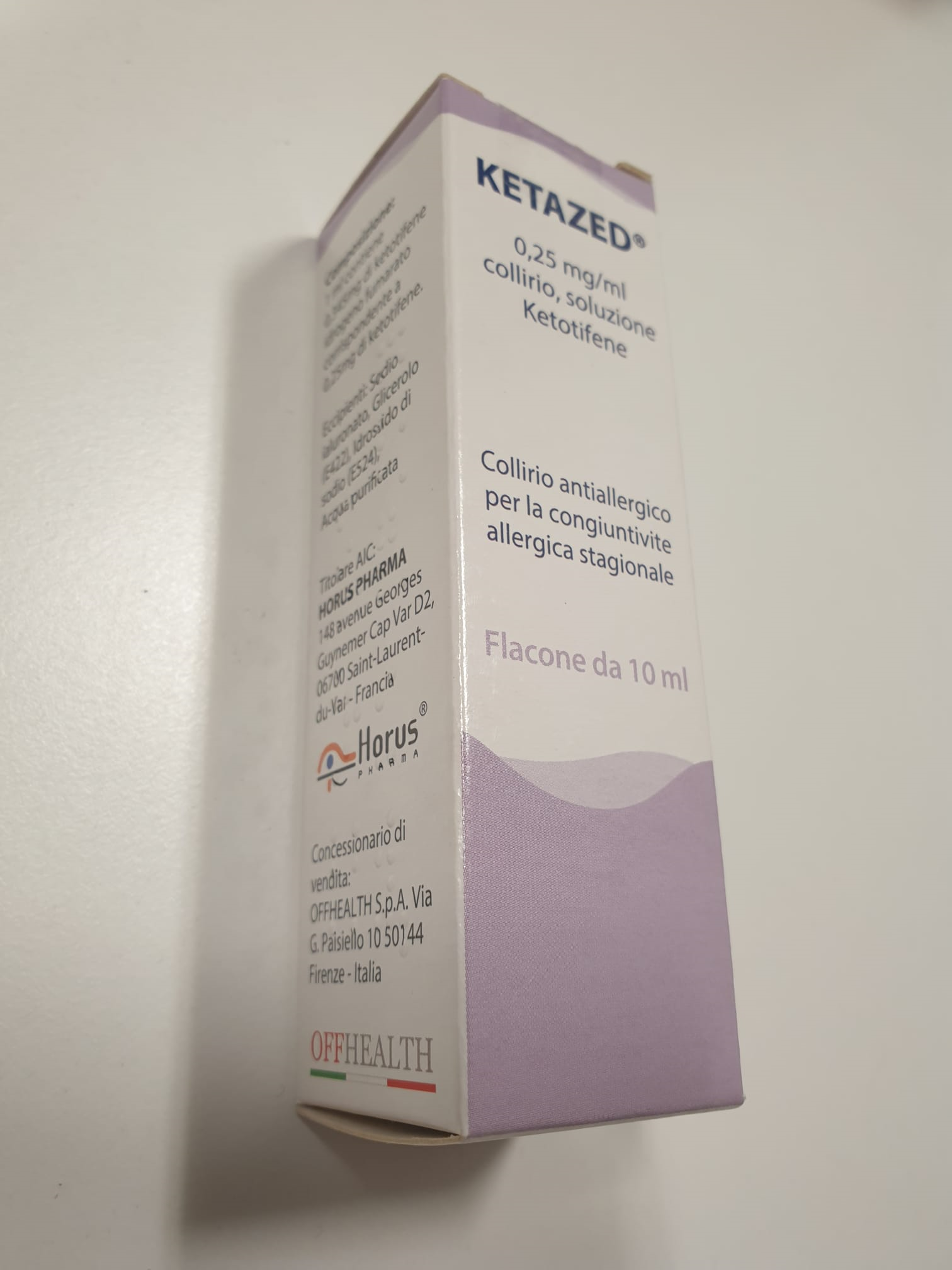 KETAZED*COLL 1FL 10ML0,25MG/ML - Magnumfarma.it