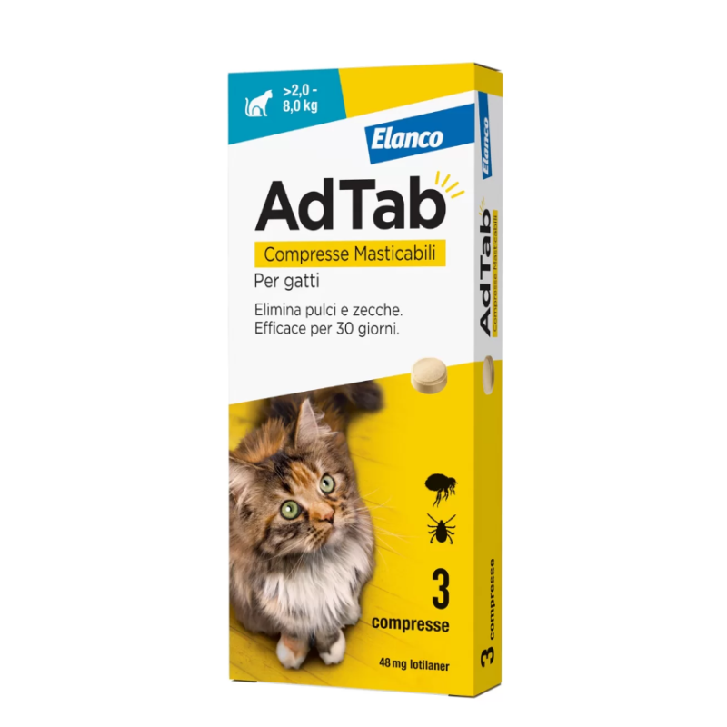 ADTAB*3CPR 48MG GATTI 2-8KG - Magnumfarma.it