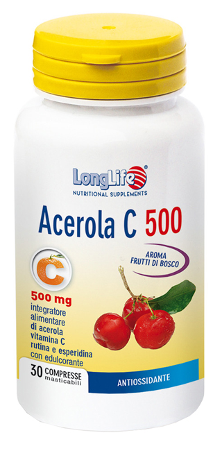 LONGLIFE ACEROLA C500 30 TAVOLETTE - Magnumfarma.it