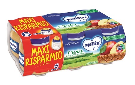 MELLIN OMOGENEIZZATO MELA 100 G 6 PEZZI - Magnumfarma.it
