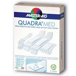 CEROTTO MASTER-AID QUADRA DERMOATTIVO FORMATI ASSORTITI 20 PEZZI - Magnumfarma.it