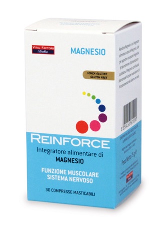 REINFORCE MAGNESIO 30 COMPRESSE MASTICABILI - Magnumfarma.it