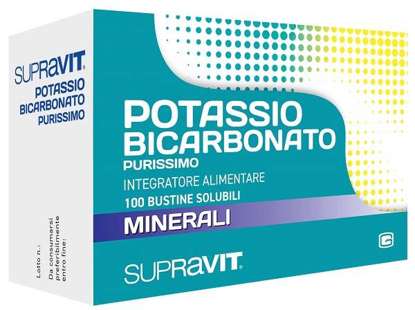SUPRAVIT POTASSIO BICARBONATO PURISSIMO 100 BUSTINE - Magnumfarma.it