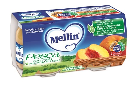 MELLIN OMOGENEIZZATO PESCA MELA 100 G 2 PEZZI - Magnumfarma.it
