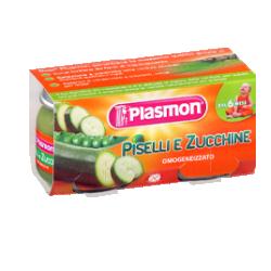 PLASMON OMOGENEIZZATO PISELLI ZUCCHINE 80 G X 2 PEZZI - Magnumfarma.it