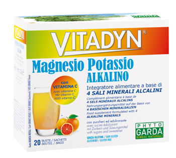 VITADYN MAGNESIO POTASSIO ALKALINO 20 BUSTINE - Magnumfarma.it