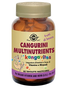 CANGURINI MULTINUTRIENTS FRUTTI TROPICALI 60 COMPRESSE - Magnumfarma.it