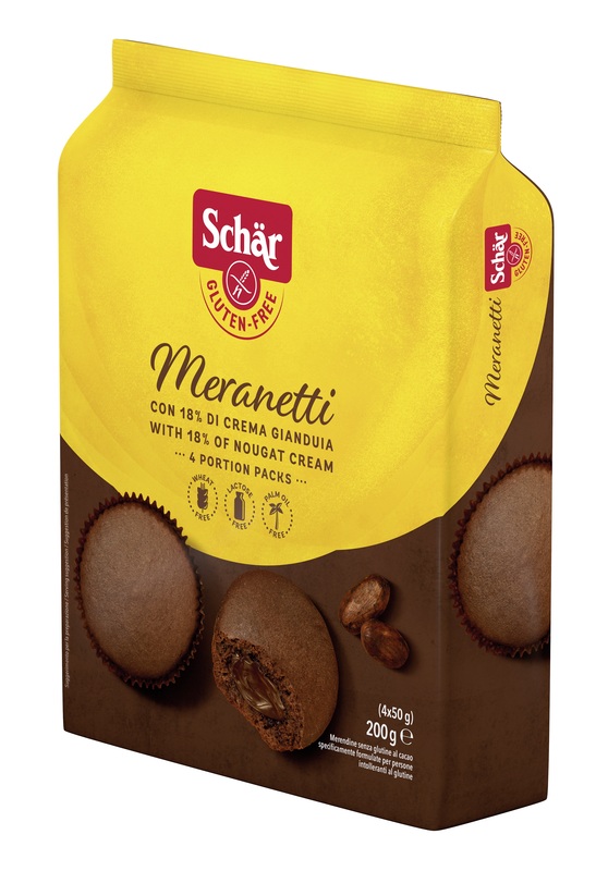 SCHAR MERANETTI CON CREMA GIANDUIA 4 PEZZI DA 50 G - Magnumfarma.it