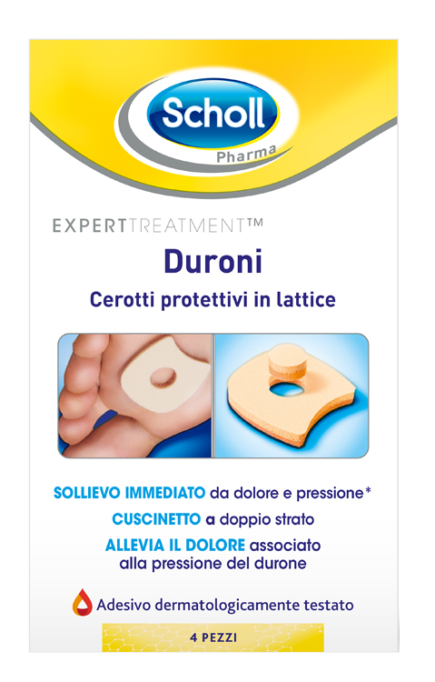 CEROTTO PROTETTIVO PER DURONI SCHOLL IN LATTICE 4 PEZZI - Magnumfarma.it