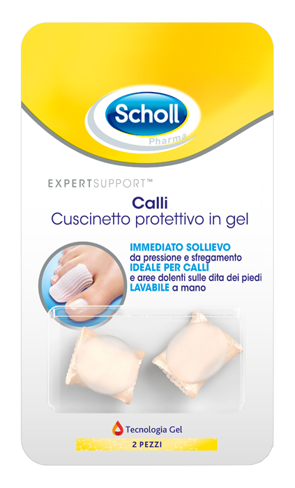 CUSCINETTI PROTETTIVI PER PIEDI CALLI SCHOLL GELACTIV 2 PEZZI - Magnumfarma.it