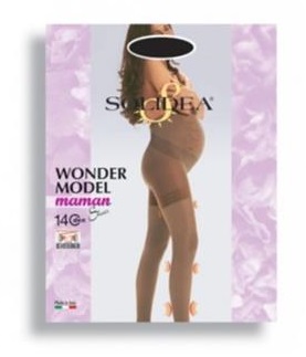 WONDER MODEL MAMAN 140 SHEER COLLANT GESTANTE NERO L - Magnumfarma.it