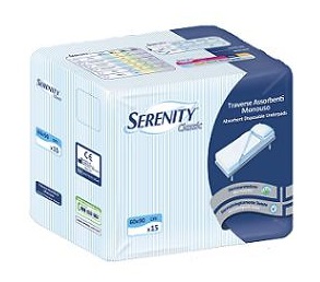 TRAVERSA SALVAMATERASSO PER INCONTINENZA SERENITY CLASSIC RIMBOCCABILE MISURA 80X180CM 30 PEZZI - Magnumfarma.it