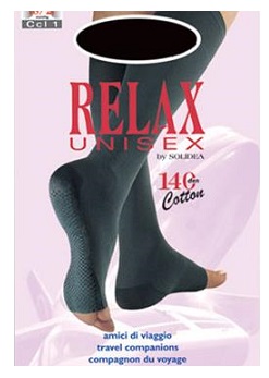 RELAX UNISEX 140 GAMBALETTO COTTON PUNTA APERTA NATUR 4XL - Magnumfarma.it