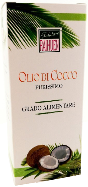 RAIHUEN OLIO COCCO PURO GRADO ALIMENTARE 1 LITRO - Magnumfarma.it