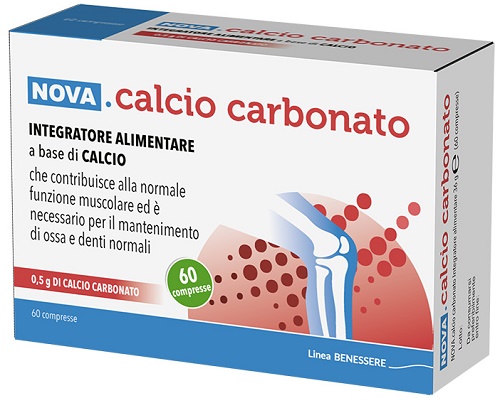 CALCIO CARBONATO 60 COMPRESSE DA 0,6 G - Magnumfarma.it