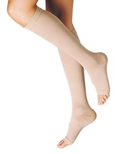 GAMBALETTO TERAPEUTICO DUALSAN A COMPRESSIONE DECRESCENTE KKL1 PUNTA APERTA BEIGE UNISEX 5 1 PAIO - Magnumfarma.it