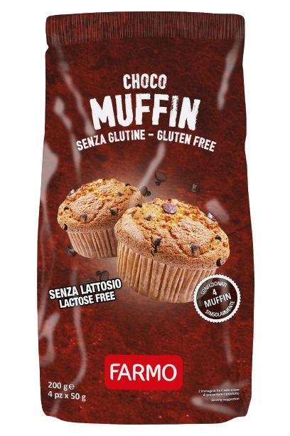 FARMO CHOCOMUFFIN CON GOCCE DI CIOCCOLATO 4 X 50 G - Magnumfarma.it