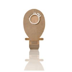 SACCA PER ILEOSTOMIA SISTEMA A 2 PEZZI SENSURA CLICK APERTA RICOPERTA IN TNT FORO 60MM CAPACITA' 650ML 30 PEZZI - Magnumfarma.it