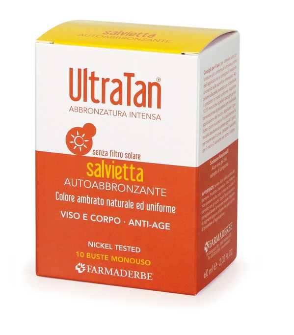 ULTRA TAN SALVIETTE AUTOABBRONZANTI 10 BUSTE - Magnumfarma.it