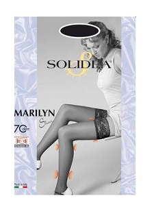 MARILYN 70 SHEER CALZA AUTOREGGENTE NERO 3 - Magnumfarma.it