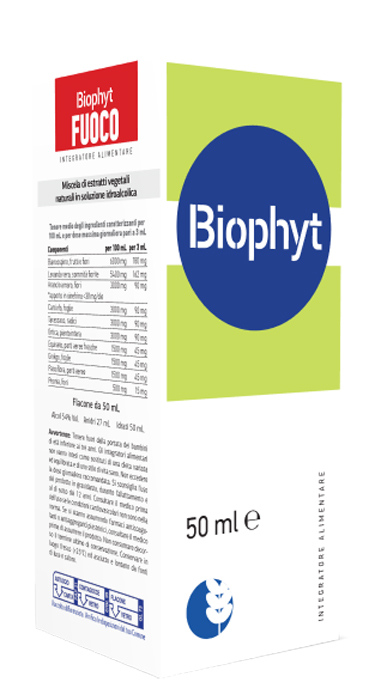 BIOPHYT FUOCO 50 ML SOLUZIONE IDROALCOLICA - Magnumfarma.it