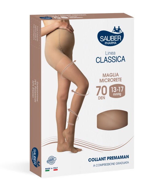 SAUBER COLLANT PREMAMAN 140 DENARI MAGLIA MICRORETE NEUTRO BEIGE 4 LINEA CLASSICA - Magnumfarma.it