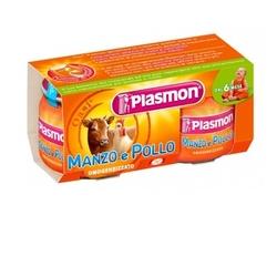 PLASMON OMOGENEIZZATO MANZO/POLLO 80 G X 2 PEZZI - Magnumfarma.it