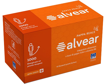 ALVEAR 1000 PAPPA REALE 10 FLACONCINI GUSTO ARANCIA - Magnumfarma.it