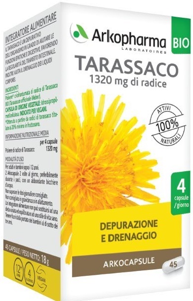 ARKO CAPSULE TARASSACO BIO 45 CAPSULE - Magnumfarma.it