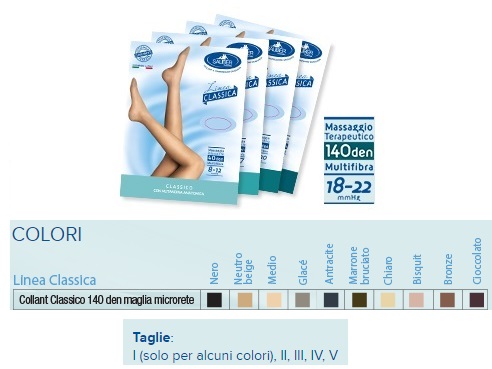 SAUBER COLLANT 140 DENARI MAGLIA MICRORETE GLACE' 4 LINEA CLASSICA - Magnumfarma.it