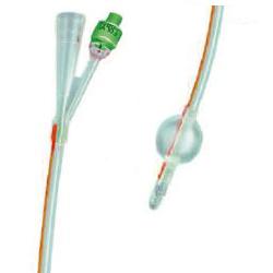 CATETERE FOLEY IN SILICONE TRASPARENTE A 2 VIE CON PALLONCINO 5-10ML DIAMETRO CH18 6,00MM LUNGHEZZA 40CM - Magnumfarma.it