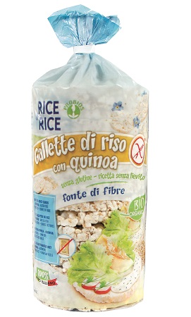 RICE&RICE GALLETTE DI RISO CON QUINOA 100 G SENZA LIEVITO - Magnumfarma.it