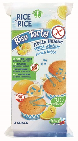 RICE&RICE RISO TORTY AL LIMONE 4 X 45 G - Magnumfarma.it