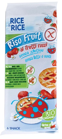 RICE&RICE RISO FRUIT FRUTTI ROSSI 6 X 33 G SENZA UOVA - Magnumfarma.it