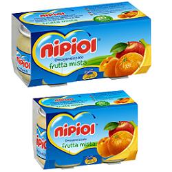 NIPIOL OMOGENEIZZATO FRUTTA MISTA 80 G 2 PEZZI - Magnumfarma.it