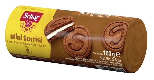 SCHAR MINI SORRISI CON CREMA AL LATTE 100 G - Magnumfarma.it