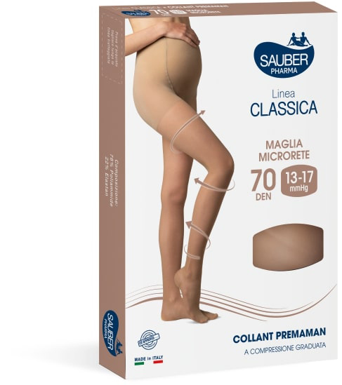 SAUBER COLLANT 70 DENARI PREMAMAN MAGLIA MICRORETE NEUTRO BEIGE 3 LINEA CLASSICA - Magnumfarma.it