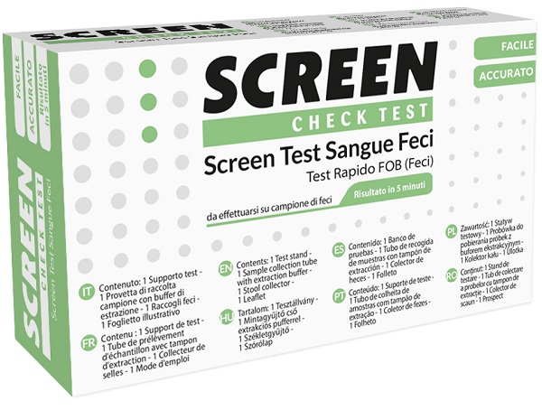 SCREEN TEST RAPIDO PRESENZA DI SANGUE OCCULTO NELLE FECI SCREEN TEST FOB - Magnumfarma.it