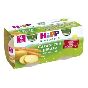 HIPP BIO HIPP BIO OMOGENEIZZATO CAROTE CON PATATE 2X80 G - Magnumfarma.it