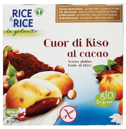 RICE&RICE CUOR DI RISO AL CACAO 6 X 33 G - Magnumfarma.it