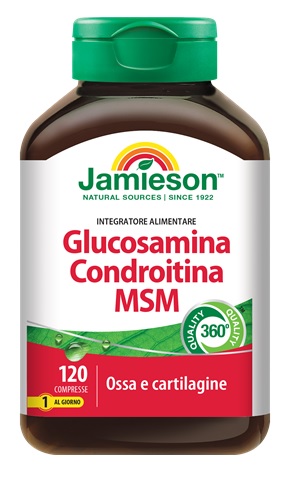 JAMIESON GLUCOSAMINA CONDROITINA MSM 120 COMPRESSE - Magnumfarma.it