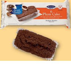 BONONIA PLUMCAKE AL CACAO CON CREMA ALLA NOCIOLA SENZA GLUTINE 6 X 45 G - Magnumfarma.it