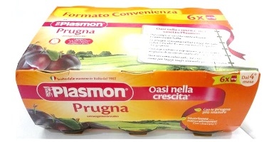 PLASMON OMOGENEIZZATO PRUGNA 6 X 104 G - Magnumfarma.it