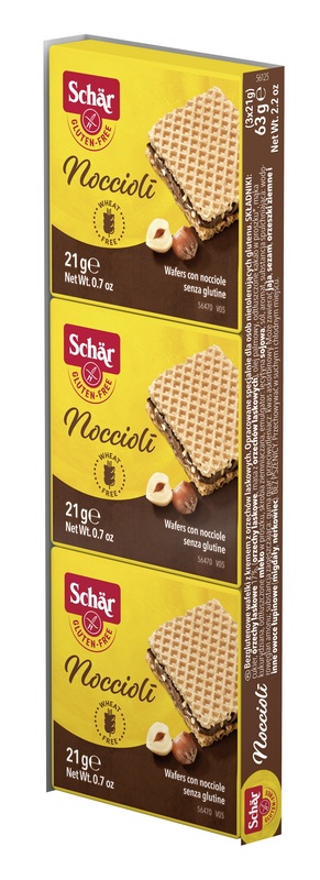 SCHAR NOCCIOLI' WAFERS CON NOCCIOLE 3 PEZZI DA 21 G - Magnumfarma.it
