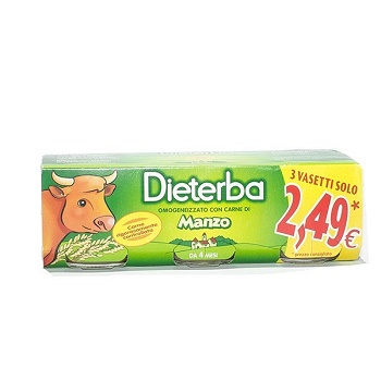 DIETERBA OMOGENEIZZATO MANZO 3 PEZZI 80 G - Magnumfarma.it