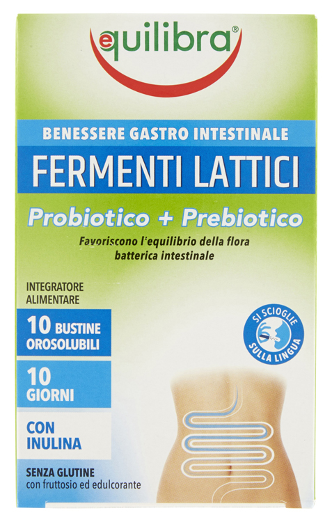 FERMENTI LATTICI PROBIOTICO + PREBIOTICO 10 BUSTINE OROSOLUBILI - Magnumfarma.it