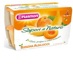 PLASMON SAPORI DI NATURA OMOGENEIZZATO ALBICOCCA E BANANA 100 G X 4 PEZZI - Magnumfarma.it
